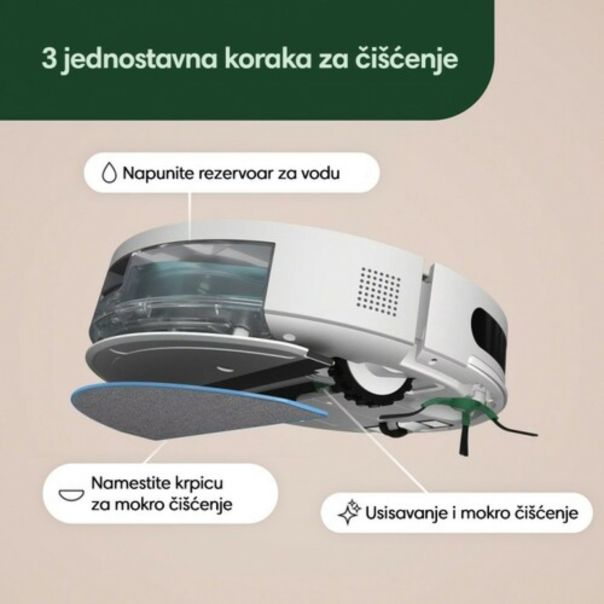 iROBOT Robot usisivač i brisač Roomba Combo Essential beli - Y011240