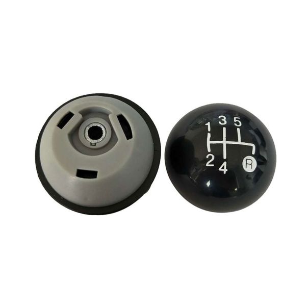888 CAR ACCESSORIES Fiat 500 2007- ručica menjača 5 brzina crni poklopac - YCGK085B-5
