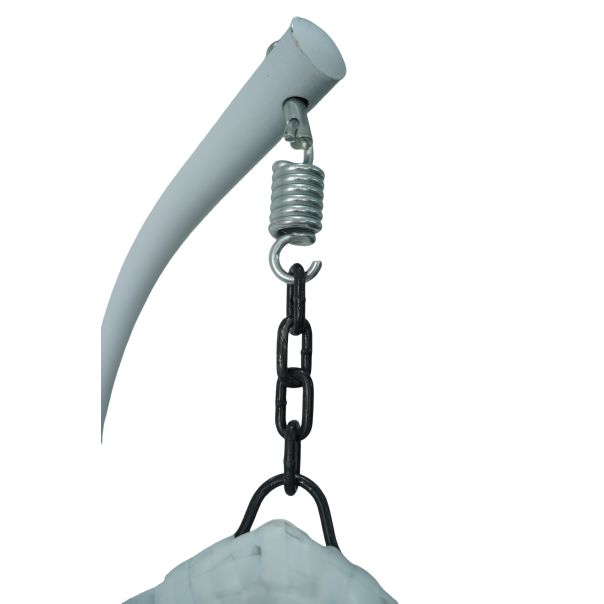 eHomeGarden Ljuljaška jaje bela/bež - YX-SC002XY