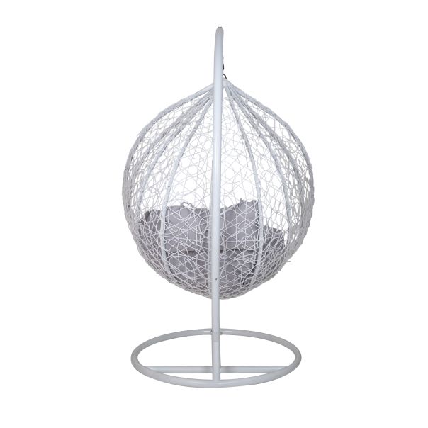 eHomeGarden Viseća ljuljaška jaje bela/siva YX-SC003 - YX-SC003
