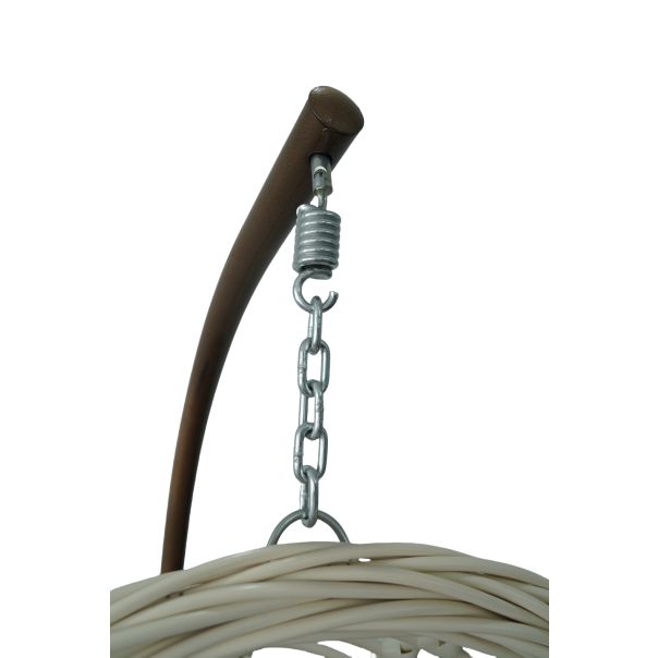 eHomeGarden Ljuljaška jaje bež/siva - YX-SC011JX