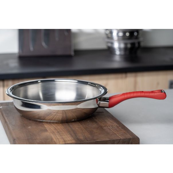 ZEPTER Tiganj sa crvenom drškom 2.5L 24cm - Z-FP2425-RHS