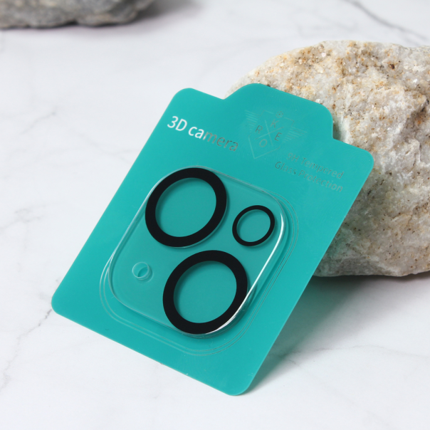 Zaštita kamere 3D Full Cover za iPhone 14  6.1 transparent - 205416