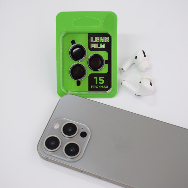 Zaštita kamere Lens Film za iPhone 15 Pro/ 15 Pro Max (pojedinacna) - 615460