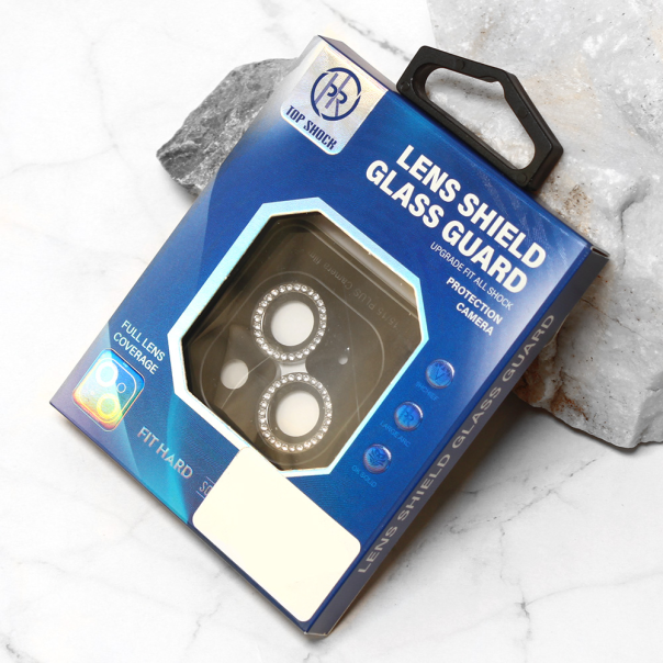 Zastita za kameru Diamond za iPhone 15 6.1 crna - 209263