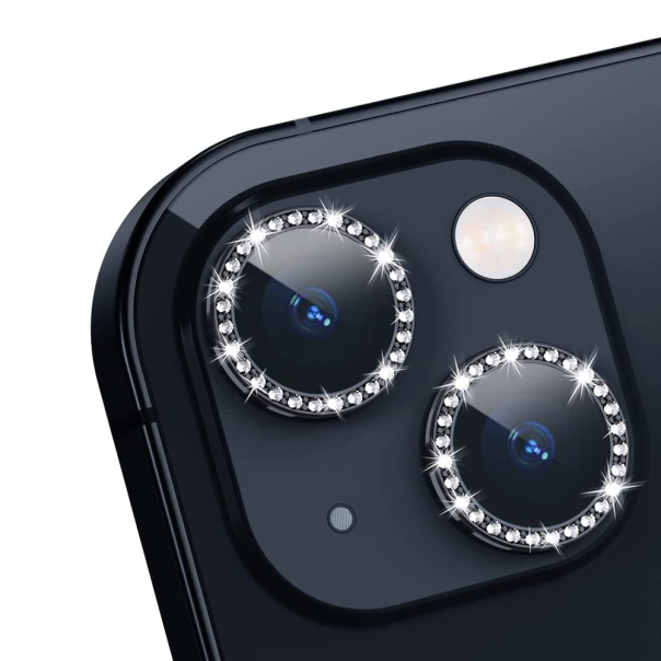 Zastita za kameru Diamond za iPhone 15 6.1 crna - 209263