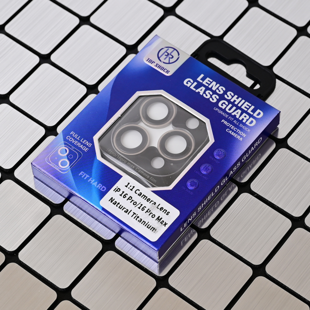 Zaštita za kameru za iPhone 16 Pro 6.3/iPhone 16 Pro Max 6.9 siva - 217074