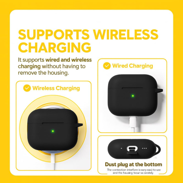 Zaštitna futrola za Airpods 3 Pro ljubičasta - 621863