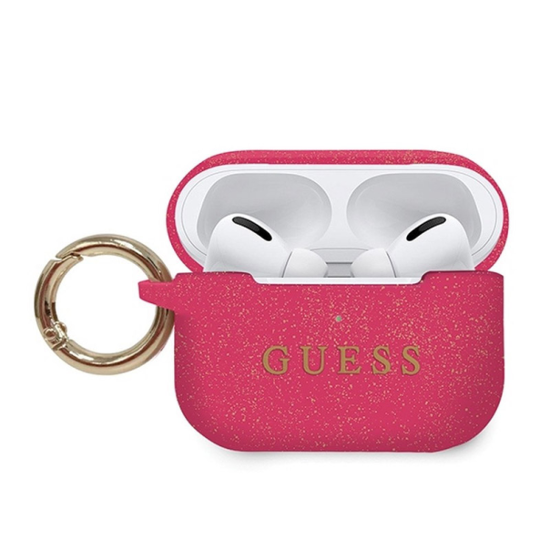 Zaštitna futrola Guess Shine za Airpods Pro Shine pink. - GUACAPSILGLFU