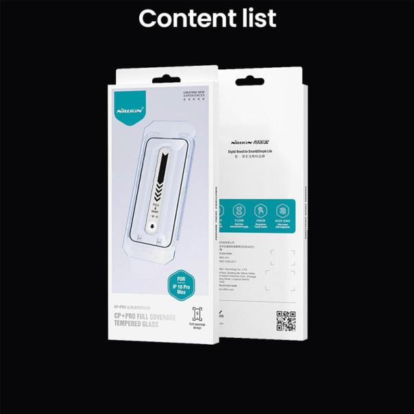 Zaštitno staklo za iPhone 16 Pro Max Nillkin CP+ PRO full coverage - 613639