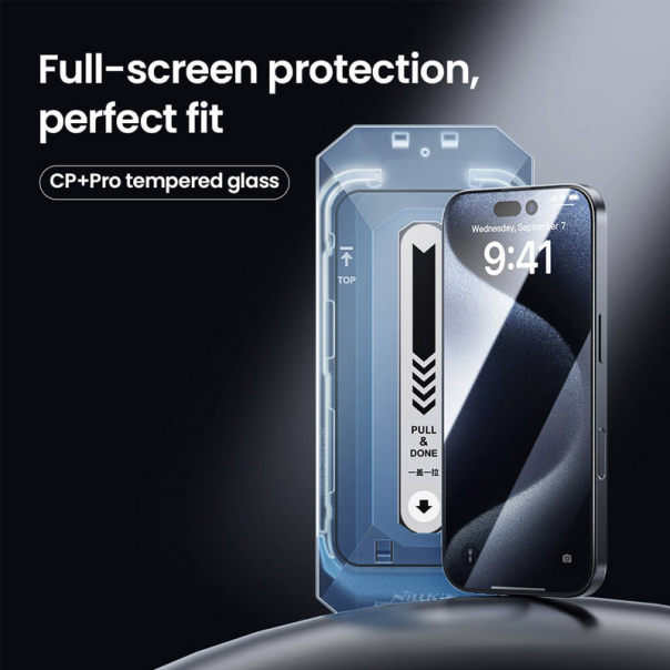 Zaštitno staklo za iPhone 16 Pro Max Nillkin CP+ PRO full coverage - 613639