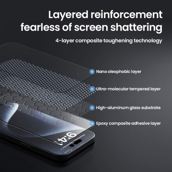 Zaštitno staklo za iPhone 16 Pro Max Nillkin CP+ PRO full coverage - 613639