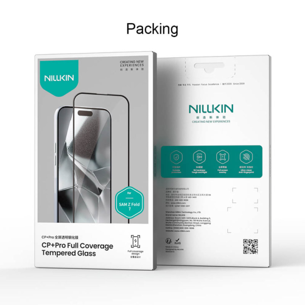 Zastitno staklo Tempered glass Nillkin CP+ Pro za Samsung F966B Galaxy Z Fold 7 crna - 620254