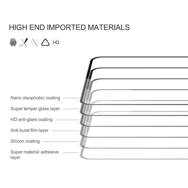 Zaštitno staklo za Xiaomi Redmi Note 13 4G (EU) crno Nillkin CP+ PRO (0,33mm) - 611674