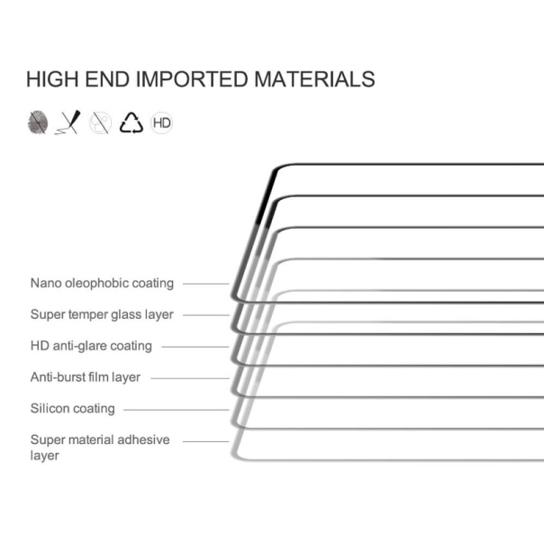 Zaštitno staklo za Xiaomi Redmi Note 13 5G crno Nillkin CP+ PRO (0,33mm) - 612041