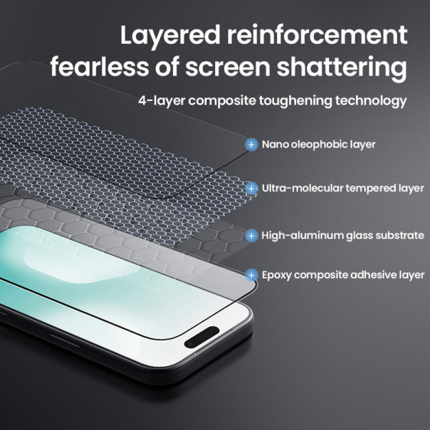 Zaštitno staklo za iPhone 17 Nillkin CP+ PRO full coverage - 620467