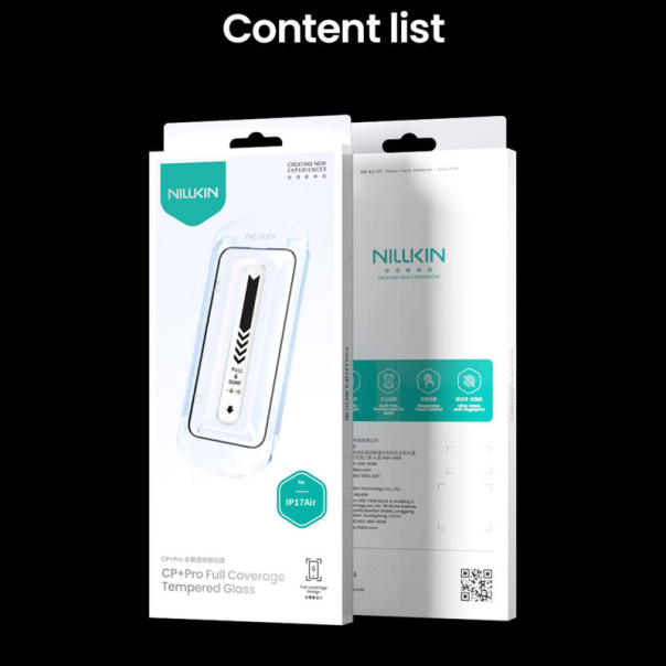 Zaštitno staklo za iPhone 17 Air Nillkin CP+ PRO full coverage - 620468