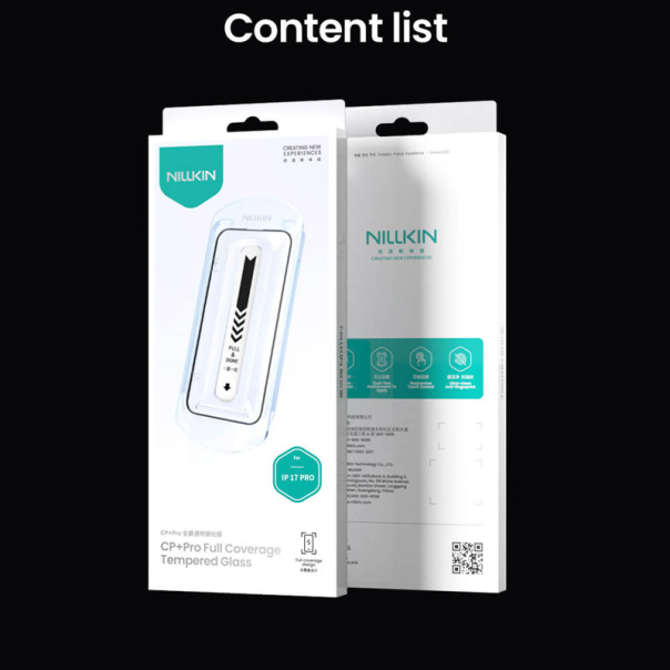 Zaštitno staklo za iPhone 17 Pro Nillkin CP+ PRO full coverage - 620469