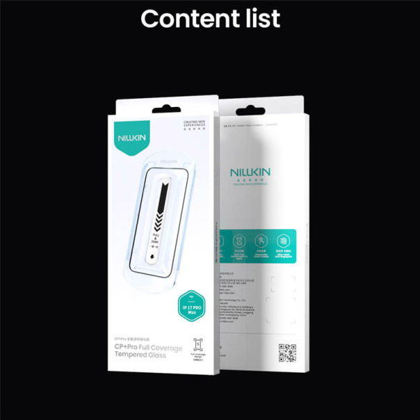 Zaštitno staklo za iPhone 17 Pro Max Nillkin CP+ PRO full coverage - 620470