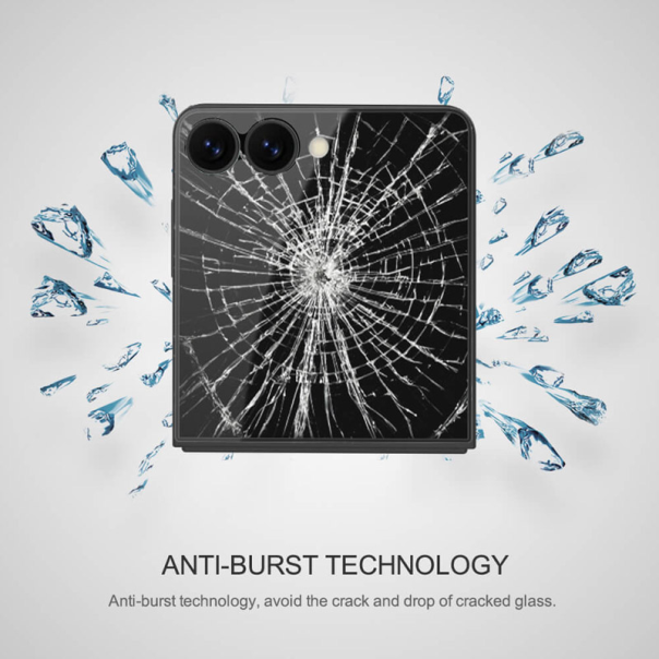 Zastitno staklo Tempered glass Nillkin CP+ Pro za Samsung F751B Galaxy Z Flip 7 crni - 620696