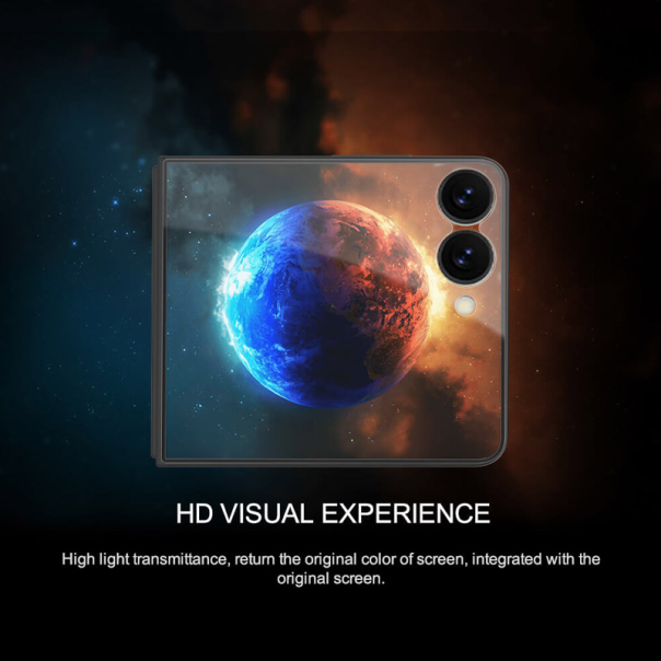 Zastitno staklo Tempered glass Nillkin CP+ Pro za Samsung F751B Galaxy Z Flip 7 crni - 620696