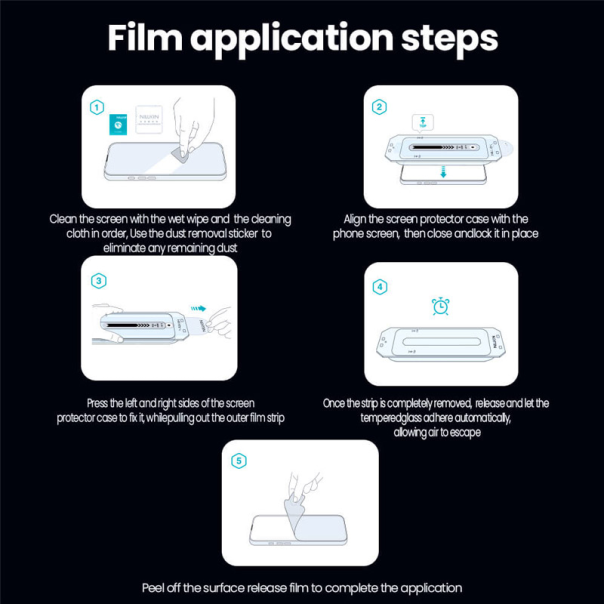 Zaštitno staklo za iPhone 17 Air Nillkin Guardian Privacy full cover - 620480