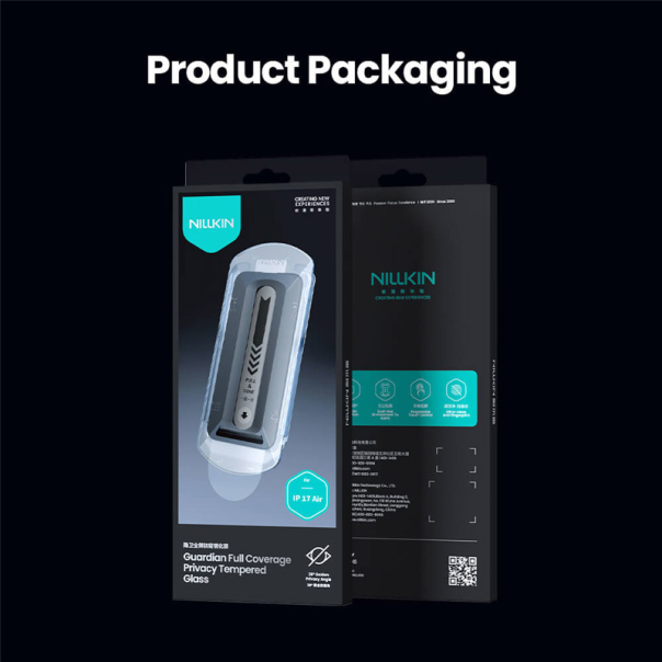Zaštitno staklo za iPhone 17 Air Nillkin Guardian Privacy full cover - 620480