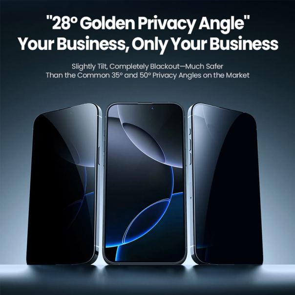 Zaštitno staklo za iPhone 16 Nillkin Guardian Privacy full coverage - 613640