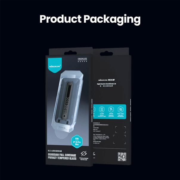Zaštitno staklo za iPhone 16 Pro Max Nillkin Guardian Privacy full coverage - 613642