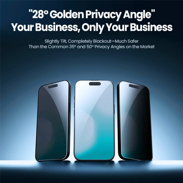 Zaštitno staklo za iPhone 17 Pro Nillkin Guardian Privacy full cover - 620481