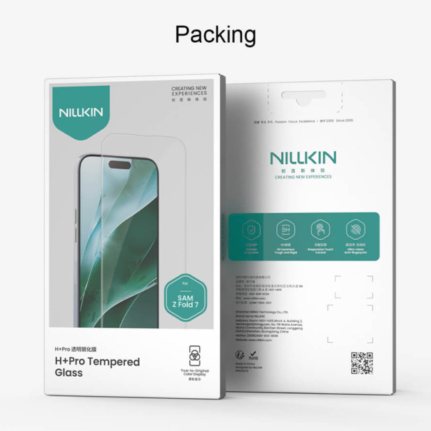 Zaštitno staklo za Samsung Galaxy Z Fold 7 (front glass) Nillkin H+ Pro Anti-Explosion Glass Screen Protector 0.2mm 2D - 620971