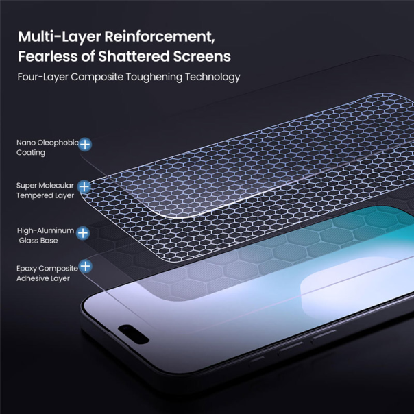 Zaštitno staklo za iPhone 17 Nillkin H+ Pro full coverage - 620475