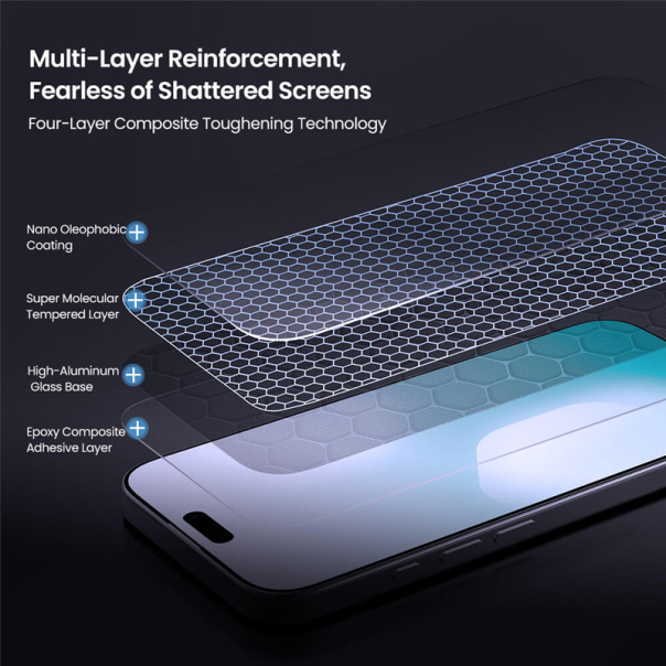 Zaštitno staklo za iPhone 17 Pro Max Nillkin H+ Pro full coverage - 620478