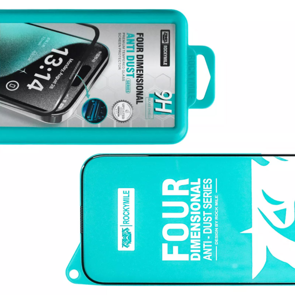 Zaštitno staklo za iPhone 15 Plus/ 16 Plus RockyMile 9H Anti Dust - 615937