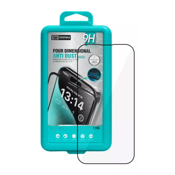 Zaštitno staklo za iPhone 15 Pro Max RockyMile 9H Anti Dust - 615939