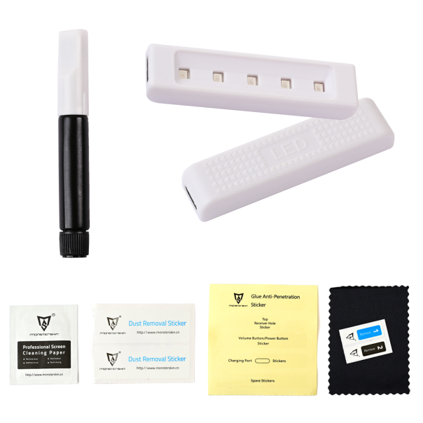 Zastitno Staklo Tempered glass Monsterskin UV Glue 5D za Motorola Edge 40 Neo transparent - 218417