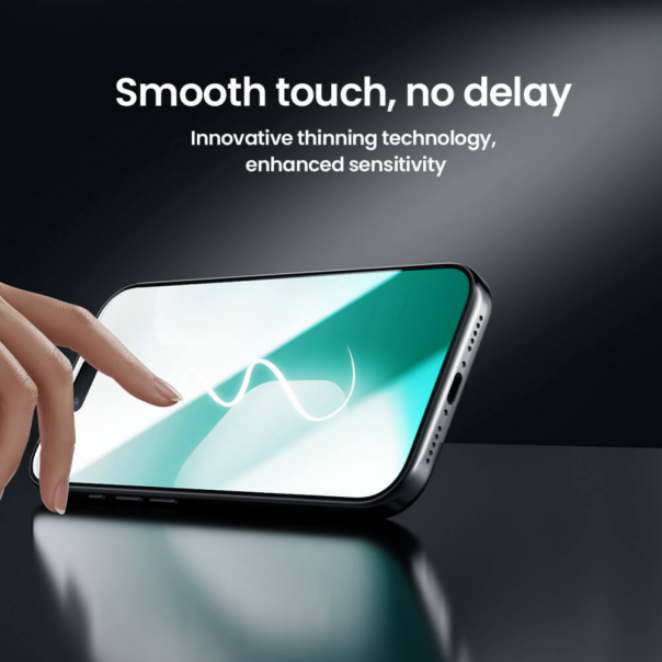 Zaštitno staklo za iPhone 17 Air 6.6 crni (sa kalupom) Tempered glass Nillkin CP+ Pro - 223899