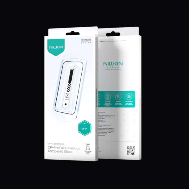 Zaštitno staklo za iPhone 17 Pro 6.3 crni (sa kalupom) Tempered glass Nillkin CP+ Pro - 223900