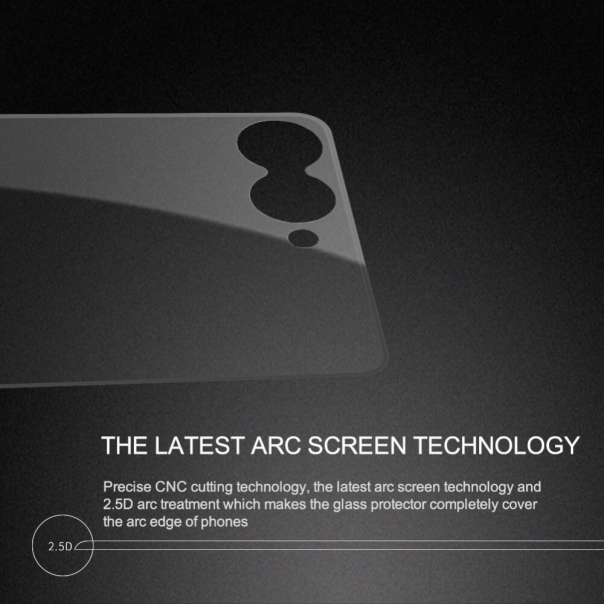 Zaštitno staklo za Samsung Galaxy Z Flip 7 crni Tempered glass Nillkin CP+ Pro - 223467