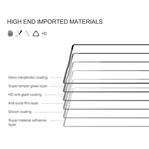 Zaštitno staklo za Samsung Galaxy Z Fold 7 Tempered glass Nillkin CP+ Pro crna - 223468