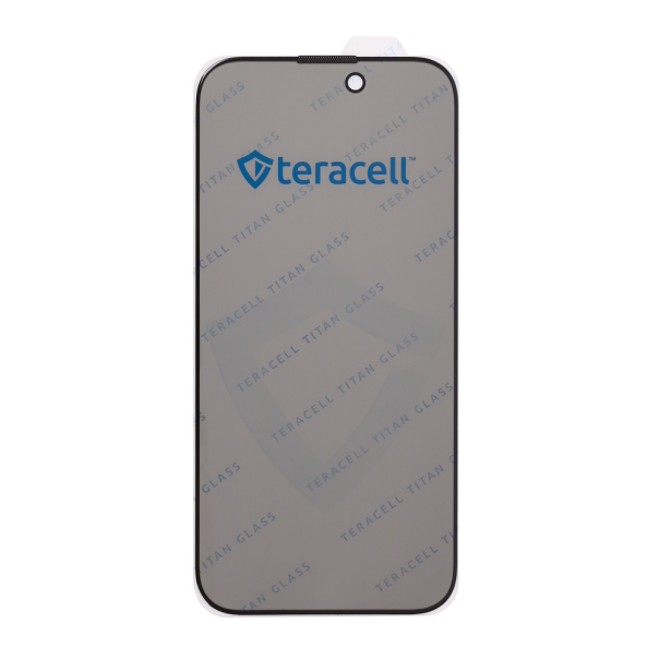 Zastitno staklo Tempered Glass Privacy Teracell Titan 2.5D za iPhone 14 Pro Max 6.7 crni - 217601