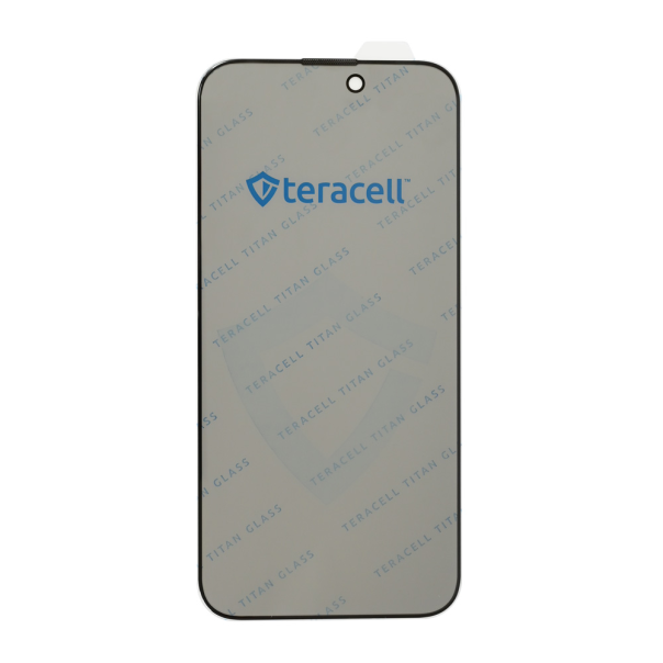 Zastitno staklo Tempered Glass Privacy Teracell Titan 2.5D za iPhone 15 6.1 crni - 217602