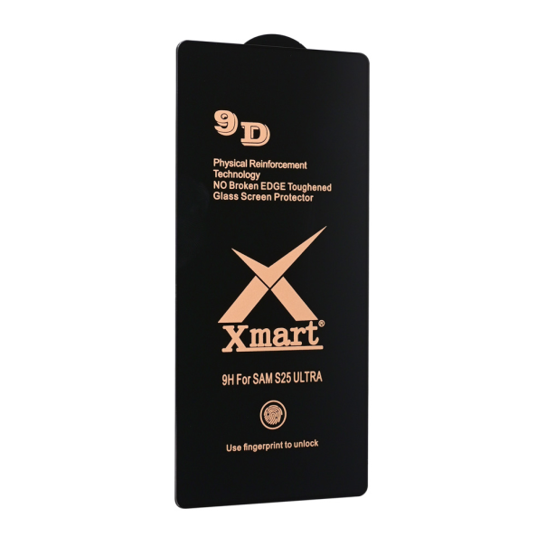 Zastitno staklo Tempered Glass X Mart 9D za Samsung S938B Galaxy S25 Ultra (fingerprint unlock) - 218614
