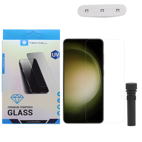 Zaštitno staklo za Samsung S24/ S921B UV Glue Full Cover + lampa - 608717