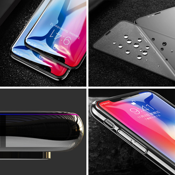 Zaštitno staklo za iPhone 14 Pro Max crno WK King Kong 9H - 057490