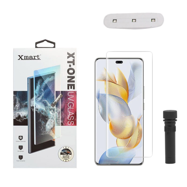Zaštitno staklo za Honor 90 XMART UV Glue Full Cover + lampa - 607985