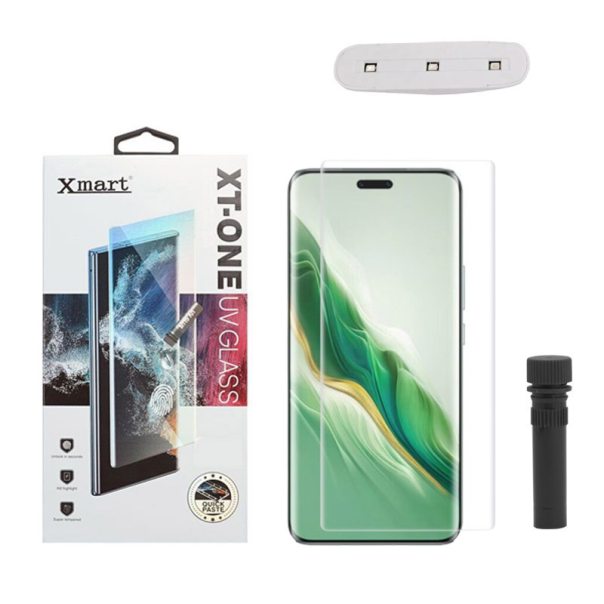 Zaštitno staklo za Honor Magic 6 Pro XMART UV Glue Full Cover + lampa - 611448