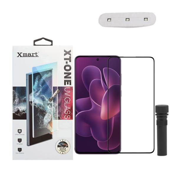 Zaštitno staklo za Motorola Edge 60 Pro XMART UV Glue Full Cover + lampa - 618115