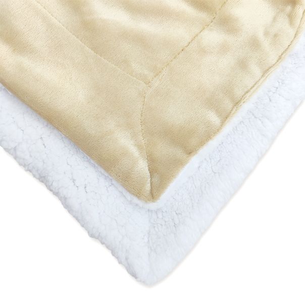 eHomeLiving Ćebe sa krznom 150x200cm bež - ZB066-BEZ