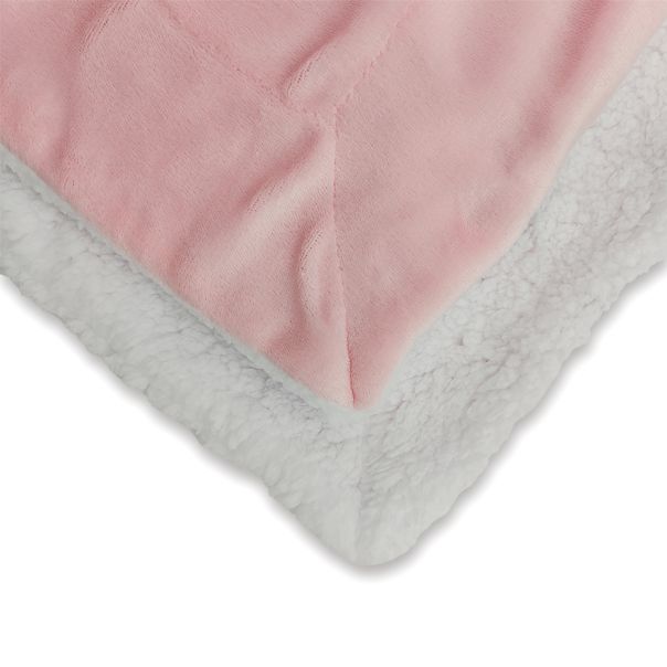 eHomeLiving Ćebe sa krznom 150x200cm roze - ZB066-ROZE